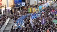 【禁聞】55萬港人七一大遊行 歷年最高