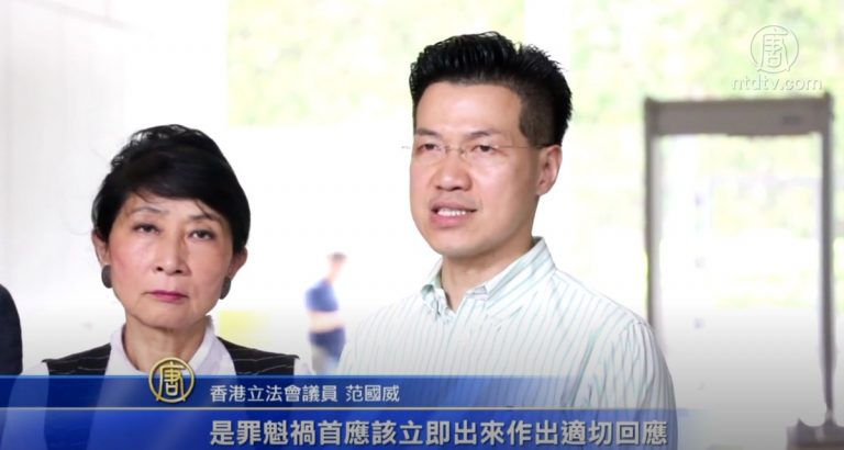 港民主派議員連署 譴責「連儂牆」暴力事件