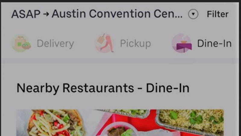 Uber进军餐厅 撼动订餐平台