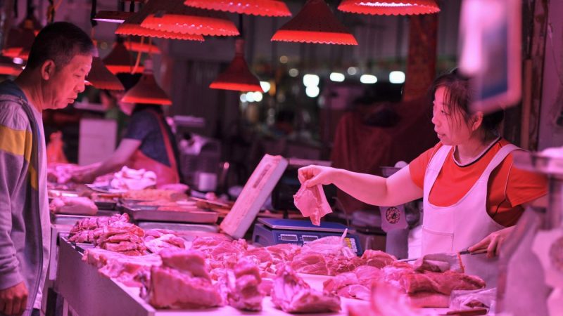中国猪肉价续飙涨 未来半年恐创历史新高