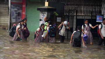 暴雨破10年紀錄 孟買水淹牆倒逾20死66傷