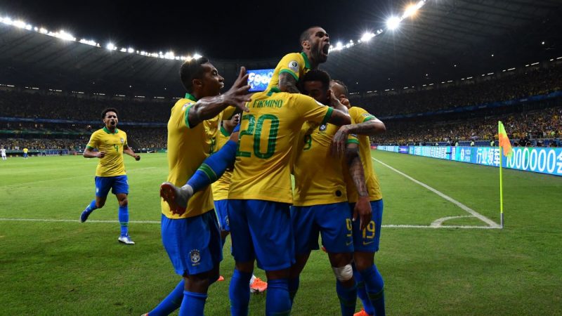 东道主巴西2：0淘汰阿根廷 进美洲杯决赛