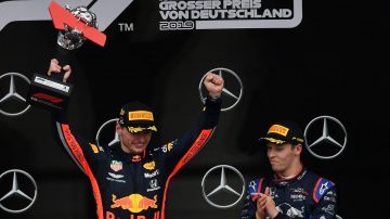 F1德国站 维斯塔潘登顶 维特尔勇夺亚军