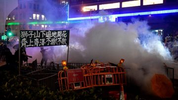 【图辑3】7.21反送中 港警与“狮子山下少年”对峙