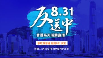 【直播回放】8.31港人自由行 警方用水炮催泪弹清场