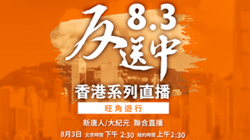 【直播回放】8.3旺角再游行