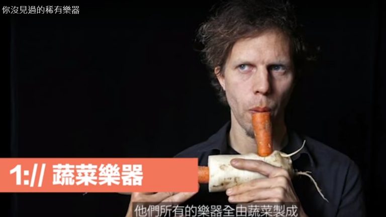 世界上無敵炫酷的樂器 蔬菜樂器（視頻）
