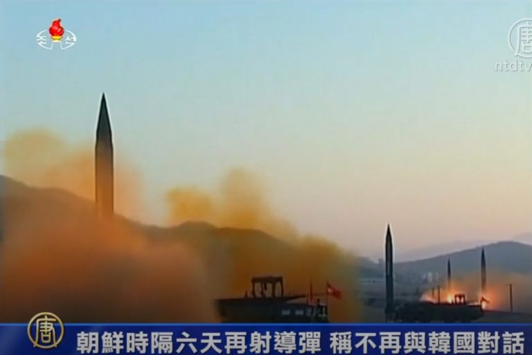 朝鮮時隔六天再射導彈 稱不再與韓國對話