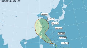 颱風利奇馬今變中颱 7日或發海陸警