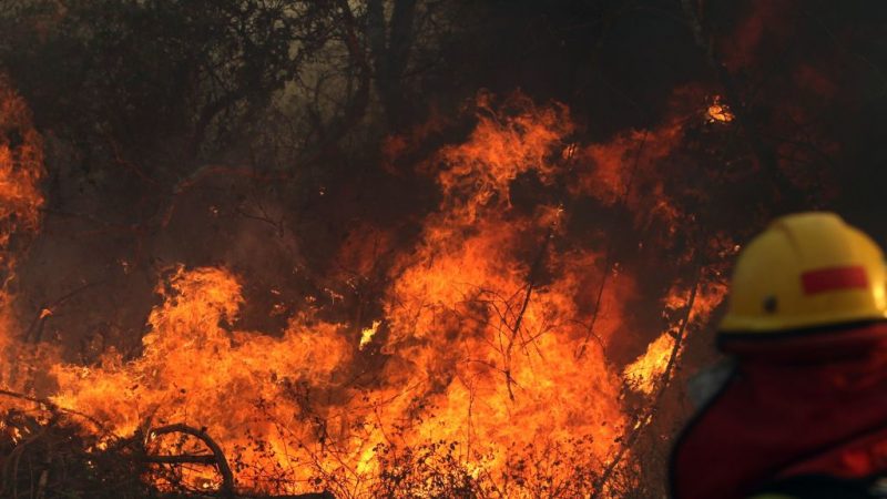 北加州大火持續肆虐 強風天氣不利滅火