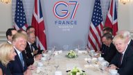 G7约翰逊首会川普 酝酿双边贸易大协议