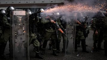 港警家屬集會抗議政府：警察不是擋箭牌