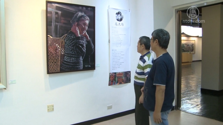 以原住民為題材 油畫家展出傳統人物寫實