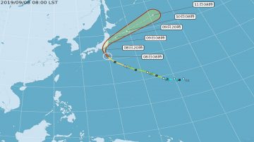 中颱法西直撲日本 東京恐遭「歷史性」強風豪雨