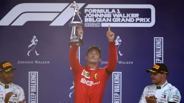 F1比利时站 法拉利获突破 勒克莱尔夺首冠