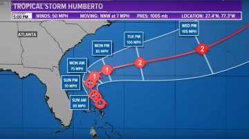 才遭颶風重創 熱帶風暴挾帶風雨再襲巴哈馬