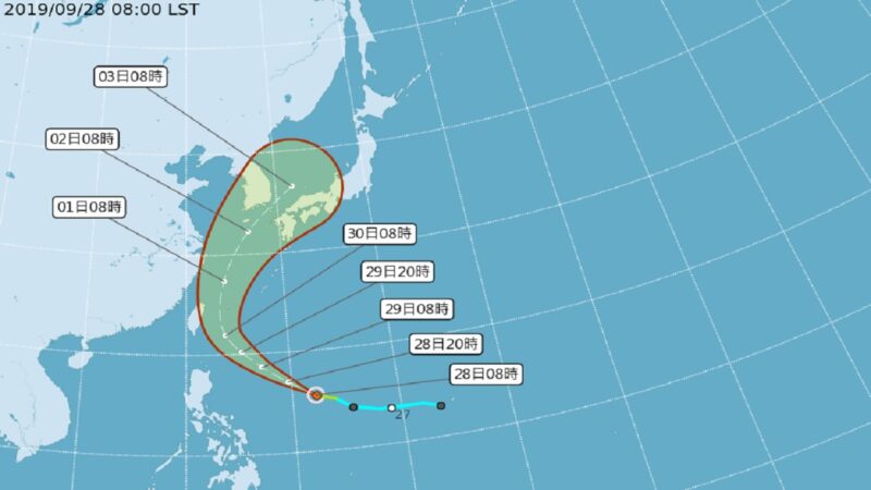 米塔或增強中颱撲日 台北北基防豪雨