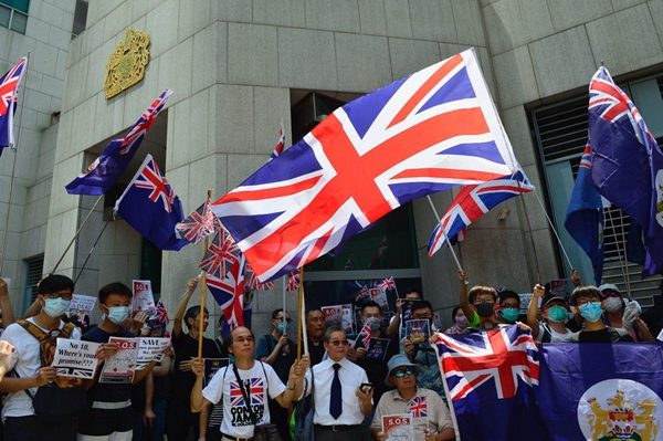 组图1：915香港“全民抗暴政” 人潮挤爆街道