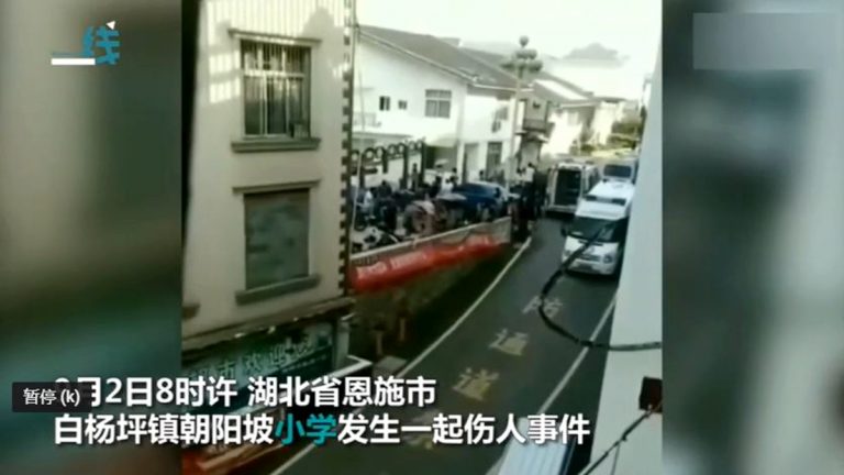 湖北男子持刀闖小學校園 瘋狂砍殺 8死2傷