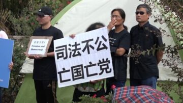 华府大使馆前集会  抗议赤纳粹声援香港