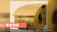 可以直接网购的天价物品  黄金厕纸（视频）