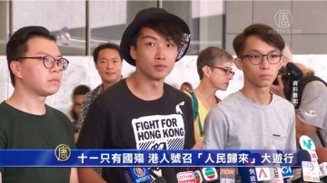 十一只有國殤 港人號召「人民歸來」大遊行