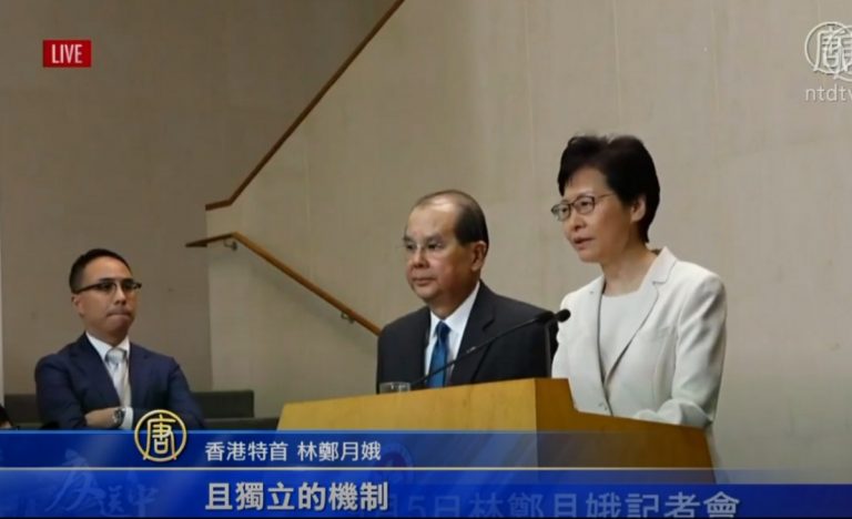 港人四大訴求落空！林鄭被問為何不設獨調會
