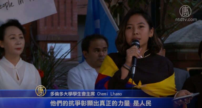 無懼中共威脅 藏裔学生会主席撑港