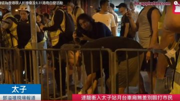 香港午夜形势突恶化 警无差别施暴至少开2枪