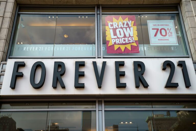 Forever 21申請破產 將關閉歐亞大部分門市