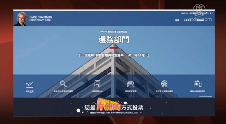 便利措施服務選民 早期選舉進行中
