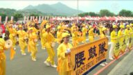 闹热关渡节登场！法轮大法腰鼓队4度参加