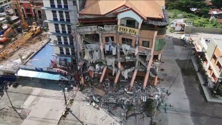 1個月內第3次地震 菲律賓傳有飯店坍塌10人受困