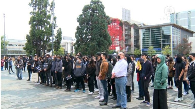 反惡法 UBC大學生珍視香港民主
