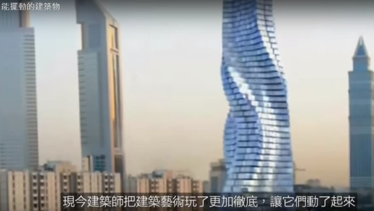 能擺動的建築物 動感摩天樓（視頻）
