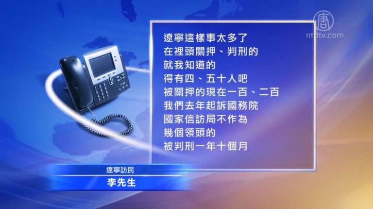 呼籲追查訪民死亡真相 遼寧兩兄弟被拘