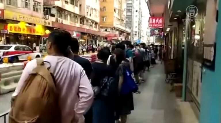 【禁聞】餐廳支持反送中遭破壞 港人排長龍力挺
