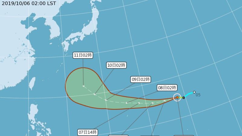 台风海贝思朝日本南方行进 对台无直接影响