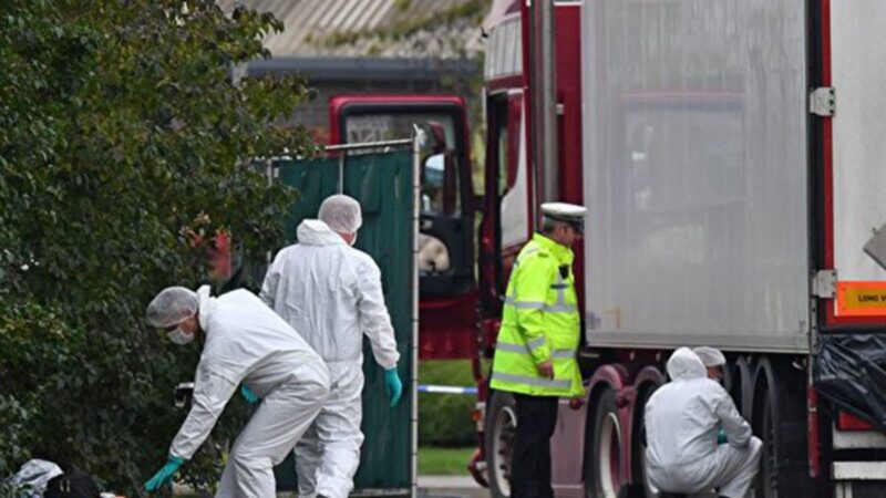 39人貨櫃車凍死 英國警方抓4嫌犯