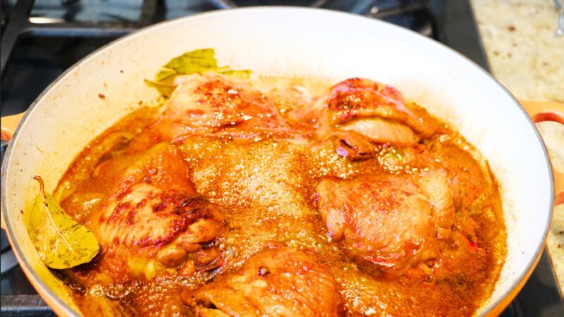 【美食天堂】菲律宾经典国菜醋烧鸡~超级滑嫩可口！家常料理食谱 一学就会