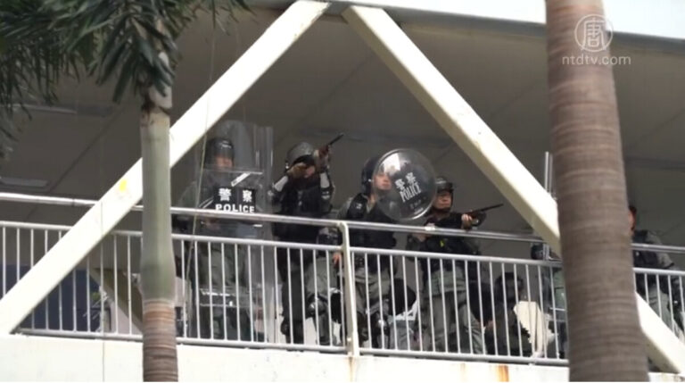 國殤日前夕 港人持續抗議 爭民主自由