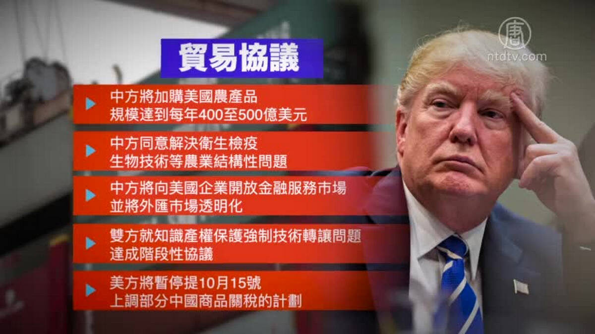【禁闻】贸易战暂休兵 美方仍握主动权