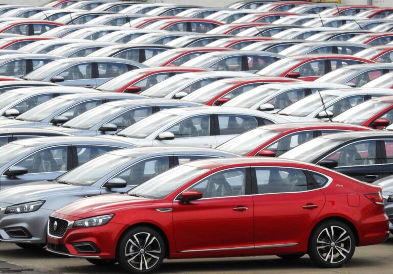 大陸10月乘用車銷量跌5.8% 新能源車跌45%
