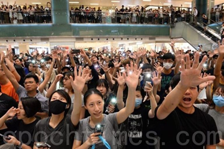 【直播回放】美國通過《香港人權與民主法案》感恩節香港各區反極權集會