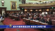 紐約市議會通過法案 禁售有口味電子煙