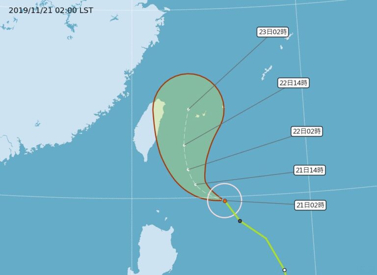 颱風鳳凰往東偏移 海警未排除但機率降低