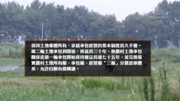 中共再延长土地承包期限 农民：无实质意义