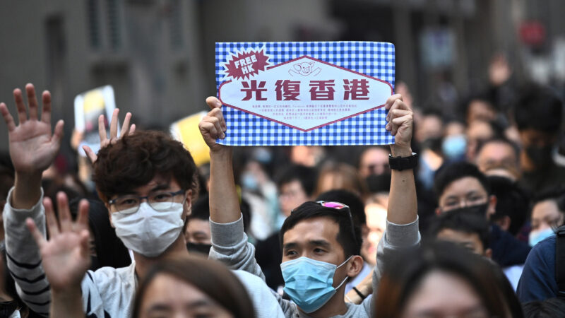 香港理大解封 港人繼續「和你Lunch」