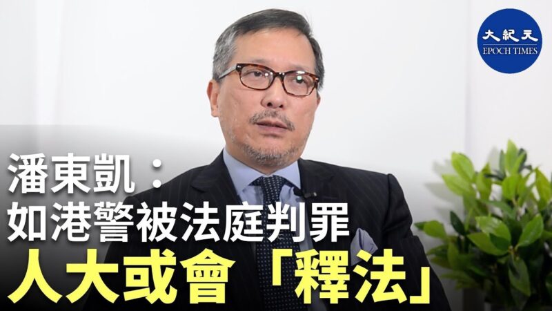 【珍言真语】潘东凯：如警察被香港法庭判罪，人大或会“释法”为其脱罪