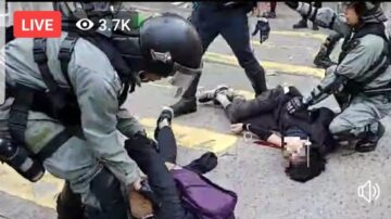 香港今天大三罢 警无预警连开3枪酿血案(视频)